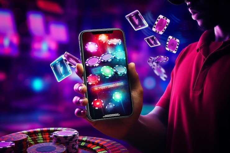 Studio Pretty Gaming dengan dealer profesional dan tampilan kamera multi-sudut yang jelas